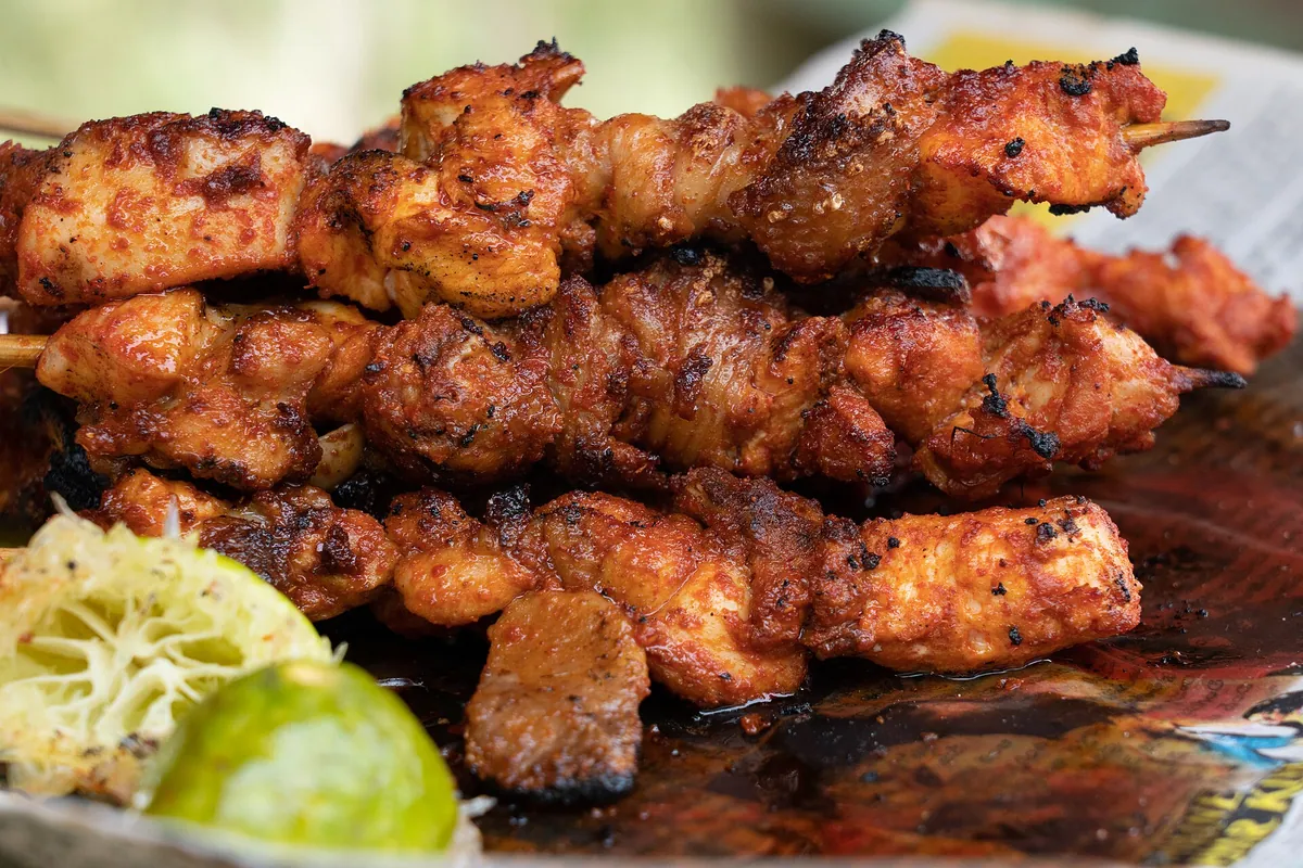Indian food typical of Dilli